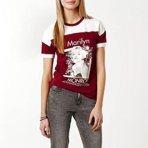 Marilyn Monroe Photo glam pop star Girls Official T-Shirt S NWT